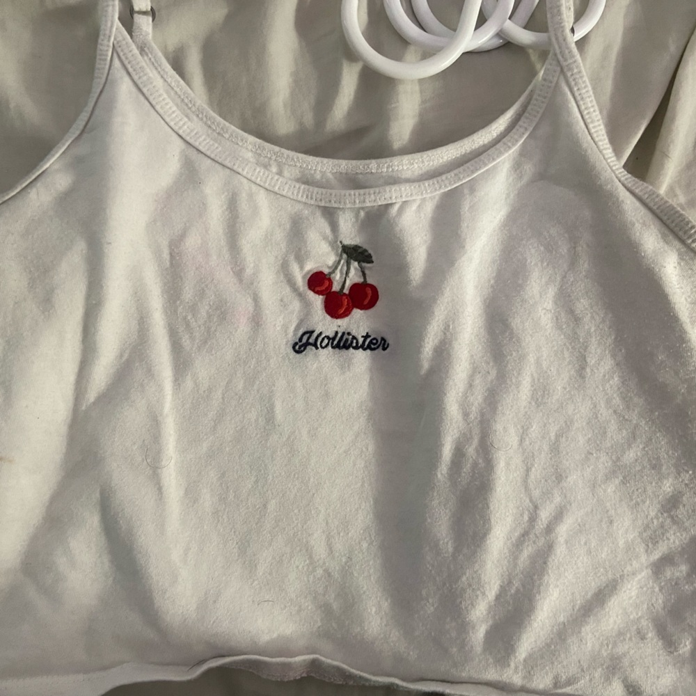 Hollister cherry tank top